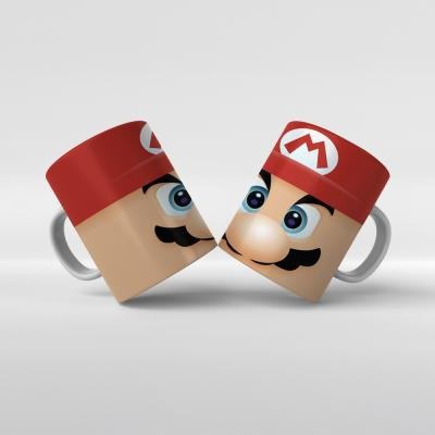 Baskılı Kupa Bardak Nostaljik Oyun Kahramanı Süper Mario - 01