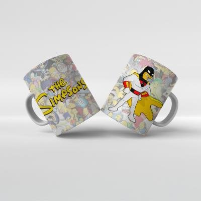 Baskılı Kupa Bardak The Simpsons Karakterleri - Y12