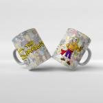 Baskılı Kupa Bardak The Simpsons Karakterleri - Y8