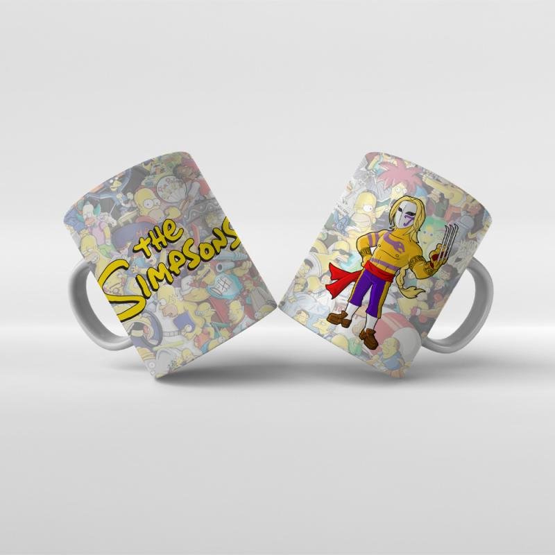 Baskılı Kupa Bardak The Simpsons Karakterleri - Y8