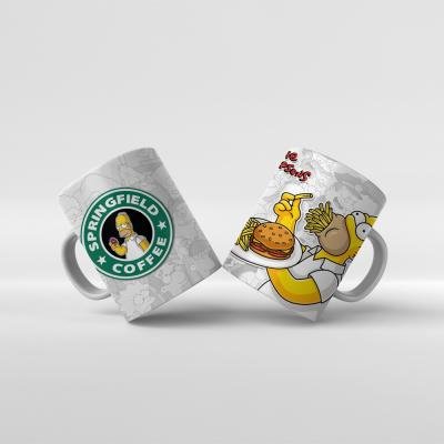 Baskılı Kupa Bardak The Simpsons Karakterleri - 03