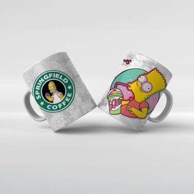 Baskılı Kupa Bardak The Simpsons Karakterleri - 04