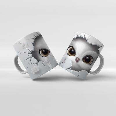 Baskılı Kupa Bardak Hayvan Temaları - 13