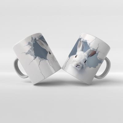 Baskılı Kupa Bardak Hayvan Temaları - 03