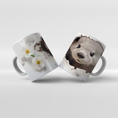 Baskılı Kupa Bardak Hayvan Temaları - 07