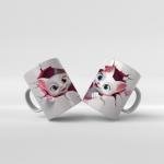 Baskılı Kupa Bardak Sevimli Kedi - 01