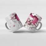 Baskılı Kupa Bardak Sevimli Köpekler - K16