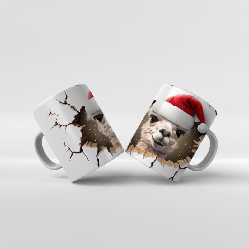 Baskılı Kupa Bardak Yeni Yıl Teması - 01