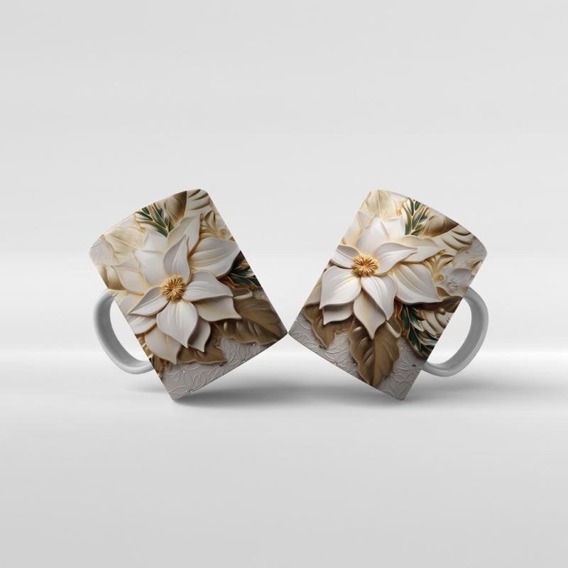 Baskılı Kupa Bardak Yeni Yıl Teması - 48