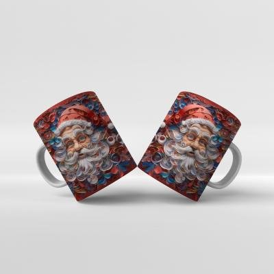 Baskılı Kupa Bardak Yeni Yıl Teması - 80